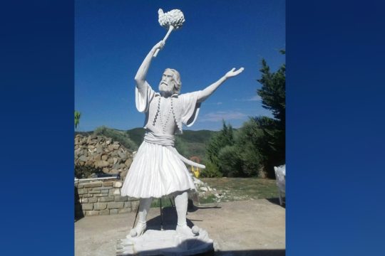 Χρήστος Καψάλης. Πρώτη δημοσίευση στον παγκόσμιο τύπο. Από το αρχείο της γράφουσας.